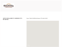 Tablet Screenshot of haciendamarket.com